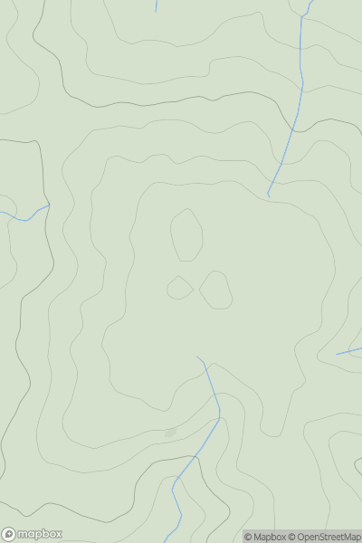 Thumbnail image for North Hill [Central and Eastern England] showing contour plot for surrounding peak